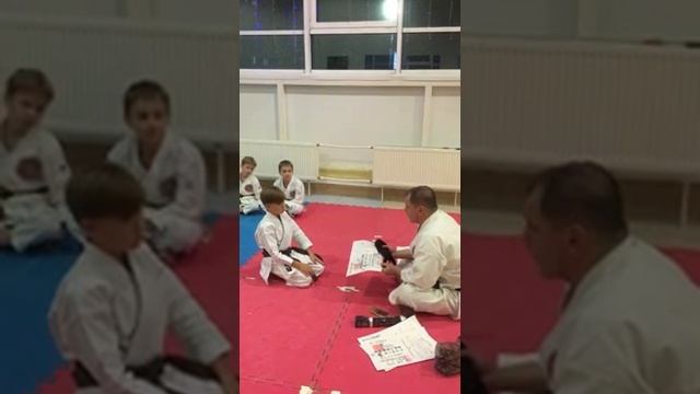 Вручение чёрного пояса 1-й Дан. смотреть онлайн