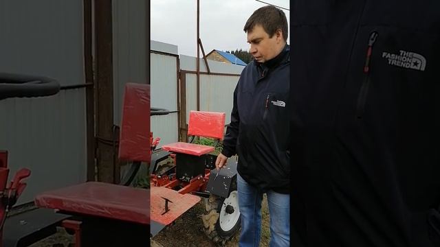 Купили мотоблок Штенли 1900 с задним адаптером, первое знакомство. смотреть онлайн