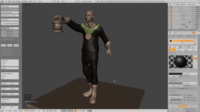 Blender 2.69 + Sculpt Tools addon смотреть онлайн