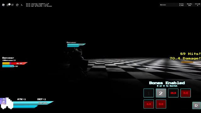 Roblox - Undertale Test Place Reborn - Tutorial how to fight Renveer смотреть онлайн