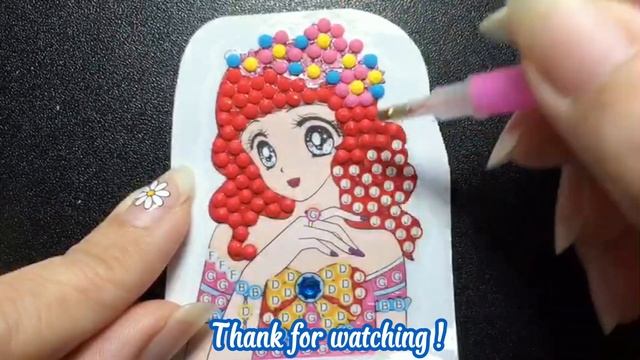 Stone Painting :Manga Princess .Tranh đính đá : Công chúa Manga 01. Anime смотреть онлайн