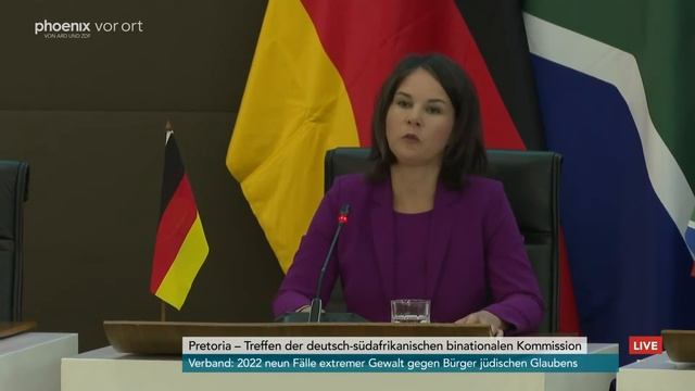 Statement von Annalena Baerbock und Naledi Pandor смотреть онлайн