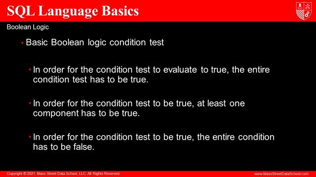 Fundamentals Of Database Programming: SQL Language Basics смотреть онлайн