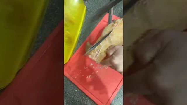 Когда жена попросила разделать курицу