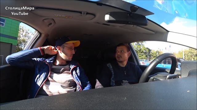 Таксист - трудяга заработал 96 тысяч рублей | Работа 50/50 в такси | Разбили iPhone | Столица Мира смотреть онлайн