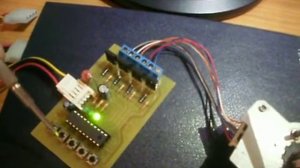 Контроллер шагового двигателя униполярного на Attiny2313