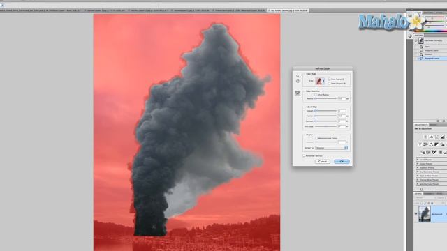 Photoshop Tutorial - Masking Smoke смотреть онлайн