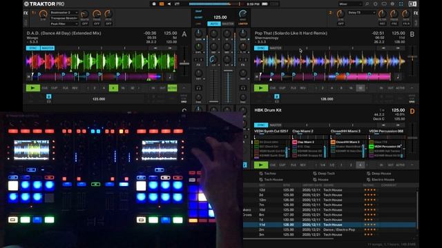 2021 Day 2 Tech House Set using Traktor Pro 3, Kontrol S5, and F1 смотреть онлайн