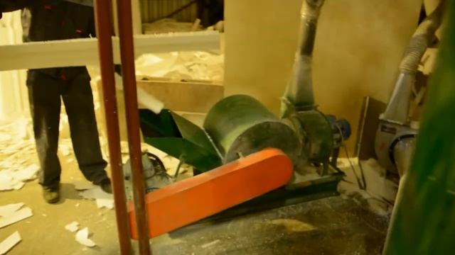 Система пылеотделения при дроблении пенопласта смотреть онлайн