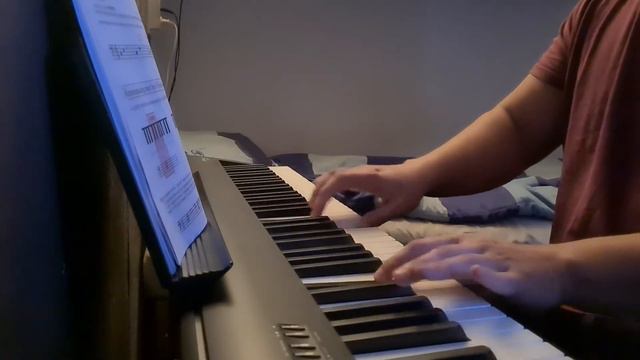 3 months piano progress (adult beginner) Nuvole Bianche - Ludovico Einaudi смотреть онлайн