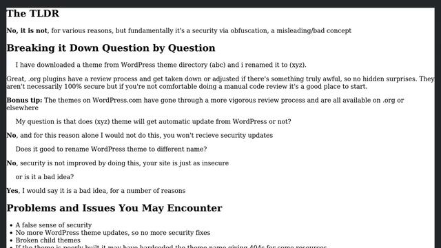 Wordpress: Is it good to rename theme folder downloaded from WordPress.org? (6 Solutions!!) смотреть онлайн