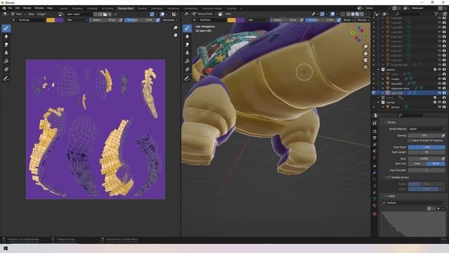 Текстуринг , глаза и рендер | Blender 3D | Дракоша #8 смотреть онлайн