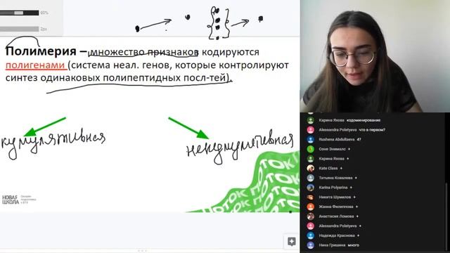 НШ | Биология. Виды взаимодействия неаллельных генов. Полимерия смотреть онлайн