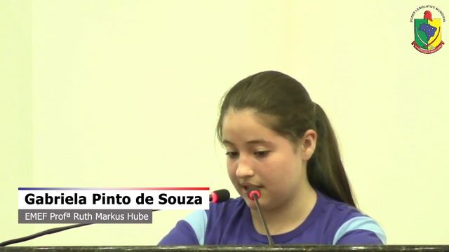 Vereadora Mirim Gabriela Pinto de Souza - EMEF Profª Ruth Markus Huber - 30/11/2022 смотреть онлайн