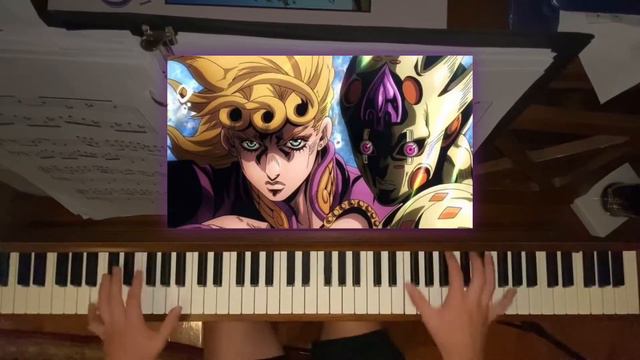 Giorno's Theme but only the good part - piano смотреть онлайн