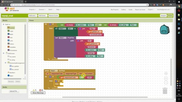app inventor database mysql ep04 edit update смотреть онлайн