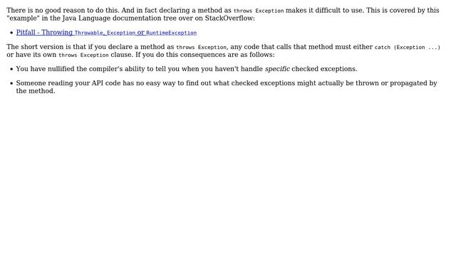 Software Engineering: Why do some APIs simply throw Exception? (4 Solutions!!) смотреть онлайн