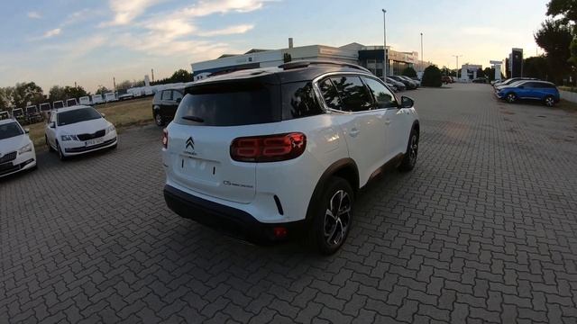 Citroën C5 Aircross Feel Plus Hybrid 225 1.6 PureTech 180+80 kW Pearl White смотреть онлайн