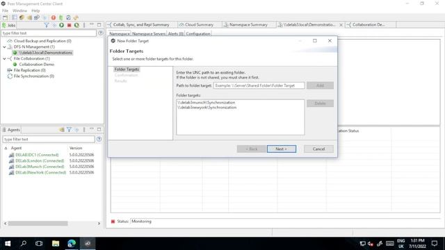 How to add a new DFS Folder Target to a Namespace Folder смотреть онлайн