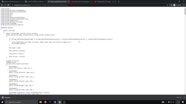 How to add KeyAuth to your C# program, open-source authentication API смотреть онлайн