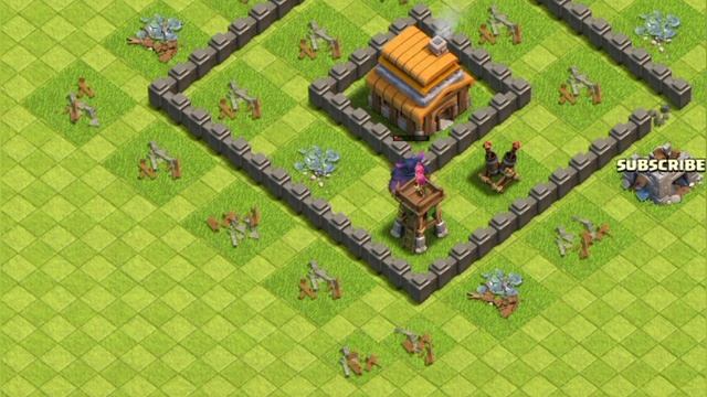 Every Level P.E.K.K.A vs Town Hall 4 Max | Clash of Clans смотреть онлайн