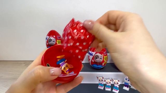 СЮРПРИЗЫ КОШЕЧКИ - СОБАЧКИ 2022 ! ИГРУШКИ Magic Egg по мультику, Kinder Surprise unboxing смотреть онлайн
