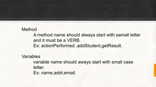 Naming conventions of java смотреть онлайн