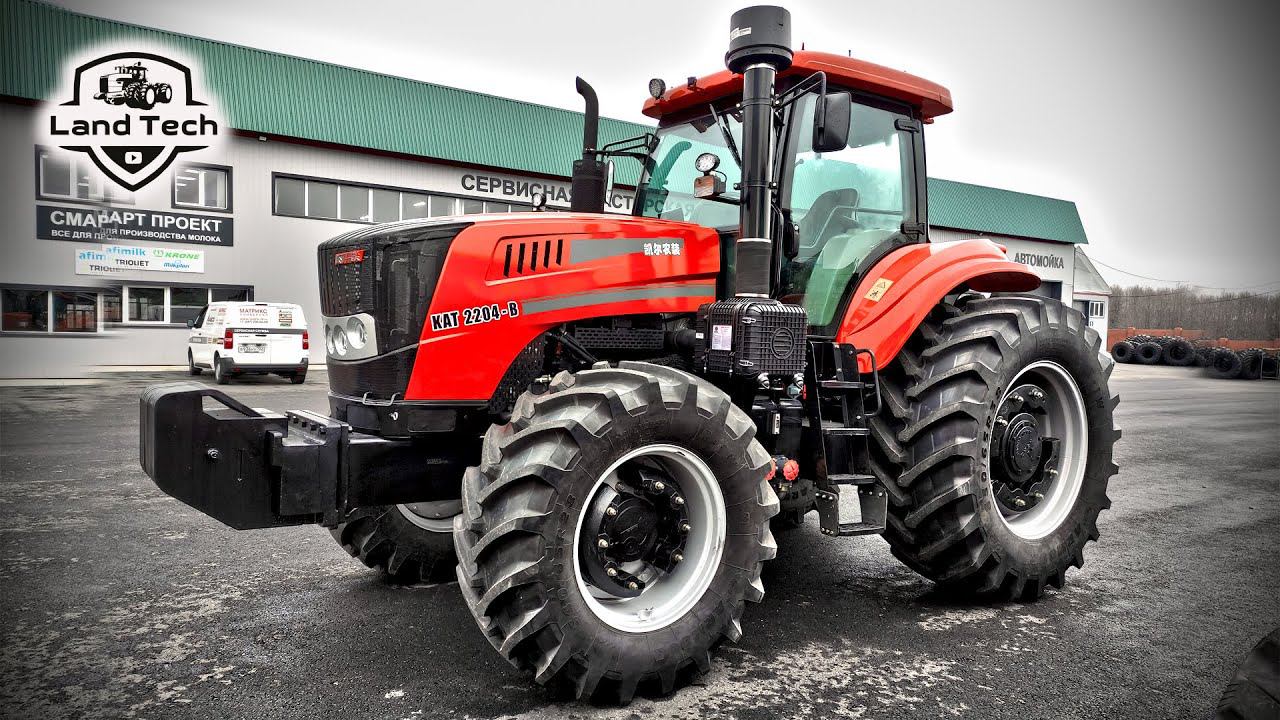 Полнорамный китайский трактор КАТ 2204-B - все основные подробности! смотреть онлайн