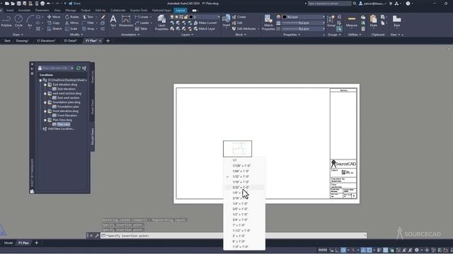 AutoCAD Sheet Set - Complete tutorial смотреть онлайн