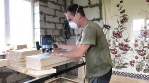 Фрезеровка ступеней.Радиус на ступенях ручным фрезером.