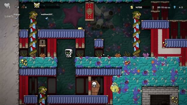 Low% 2p Co-Op Speedrun with matthew2837 - [04:32.333] - Spelunky 2 смотреть онлайн