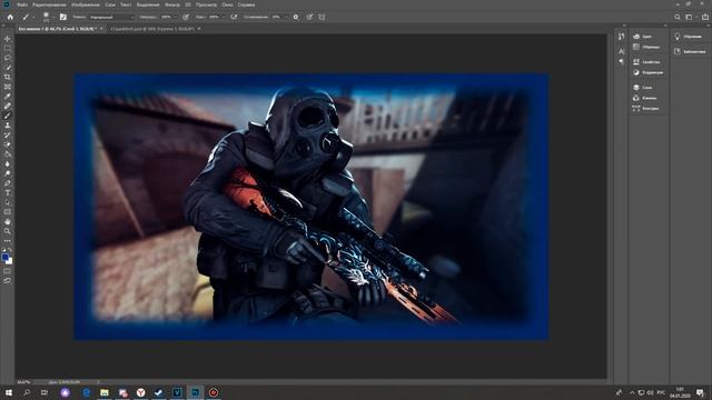 КАК СДЕЛАТЬ ПРЕВЬЮ В СТИЛЕ CS:GO? | Photoshop Tutorial смотреть онлайн