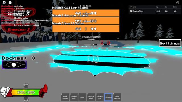Soul Ops Boss Rush Reborn: Enraged Nightmare Sans Gameplay смотреть онлайн