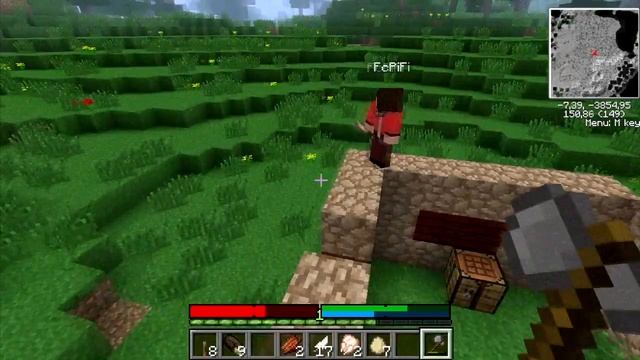 Начинаем строиться в Terra Firma Craft смотреть онлайн