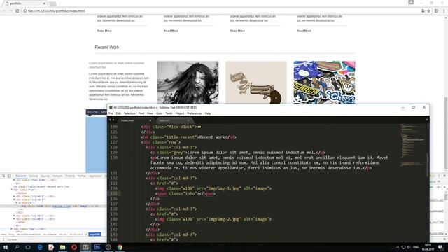 Bootstrap. Верстка бутстрап по макету psd. Урок 4 смотреть онлайн