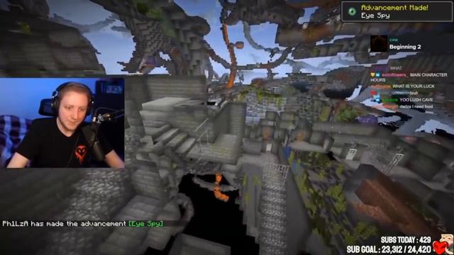 Philza finds a Stronghold by Accident in Minecraft смотреть онлайн