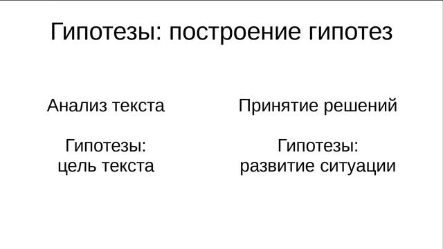 КМ01: 12 Гипотезы, построение гипотез смотреть онлайн