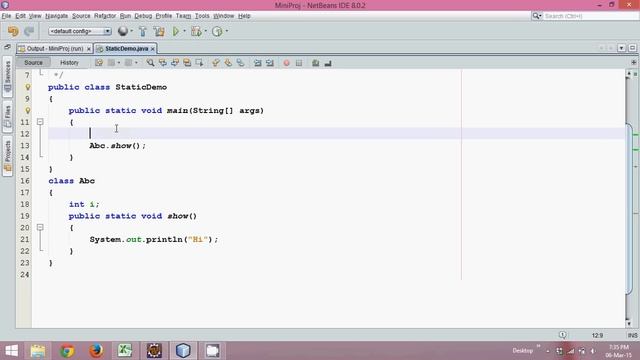 7.13 What is Static Keyword in Java | static method and static variable смотреть онлайн