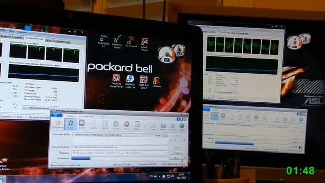 i5 2410m 2.7Ghz VS i7 3770k 4.7Ghz перекодирование видео смотреть онлайн