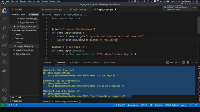 CARA MUDAH Membuat BDD Test Automation dengan Behave dan Python - Part I смотреть онлайн