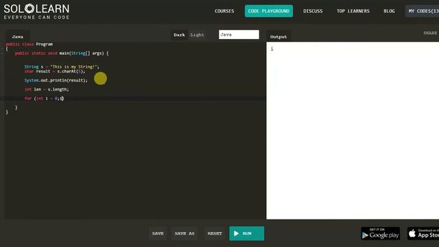 08. Java Tutorial on Strings, looping through it character by character смотреть онлайн