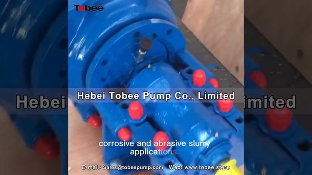 Tobee® Horizontal Centrifugal 4x3C-AH Mining Slurry Pumps смотреть онлайн