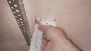 Установка  малярного уголка на наружные углы.