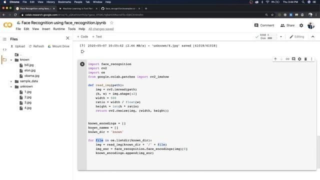 Face Recognition in Python using face_recognition Library (in Google Colab) смотреть онлайн
