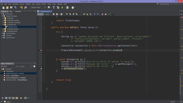 CRUD Java FX | Crear método editar смотреть онлайн