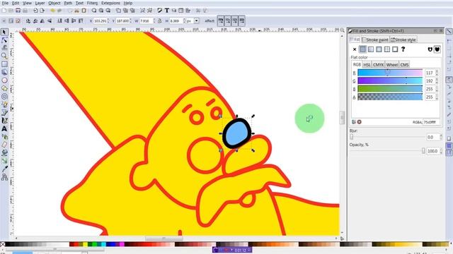 How to change colors in Inkscape смотреть онлайн