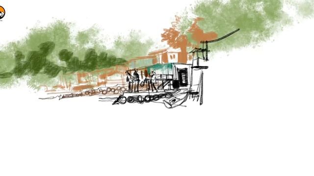 Urban Sketching Hong Kong : sketching Sam Mun Tsai with iPad Pro & Procreate смотреть онлайн