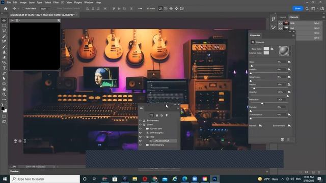 Adobe Photoshop 2022 Class 19 (Typography, Styles and 3D Object ) смотреть онлайн