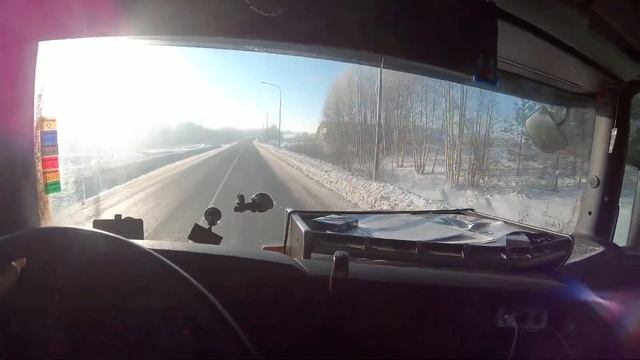 Киров - Казань. Застрял при выезде с загрузки. смотреть онлайн