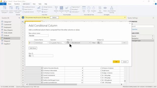 How to add a conditional column in Microsoft PowerQuery in Power Bi and Excel tutorial смотреть онлайн